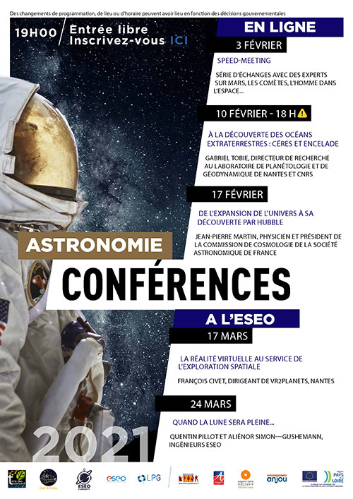 Conférences astronomie Curiosity - ESEO
