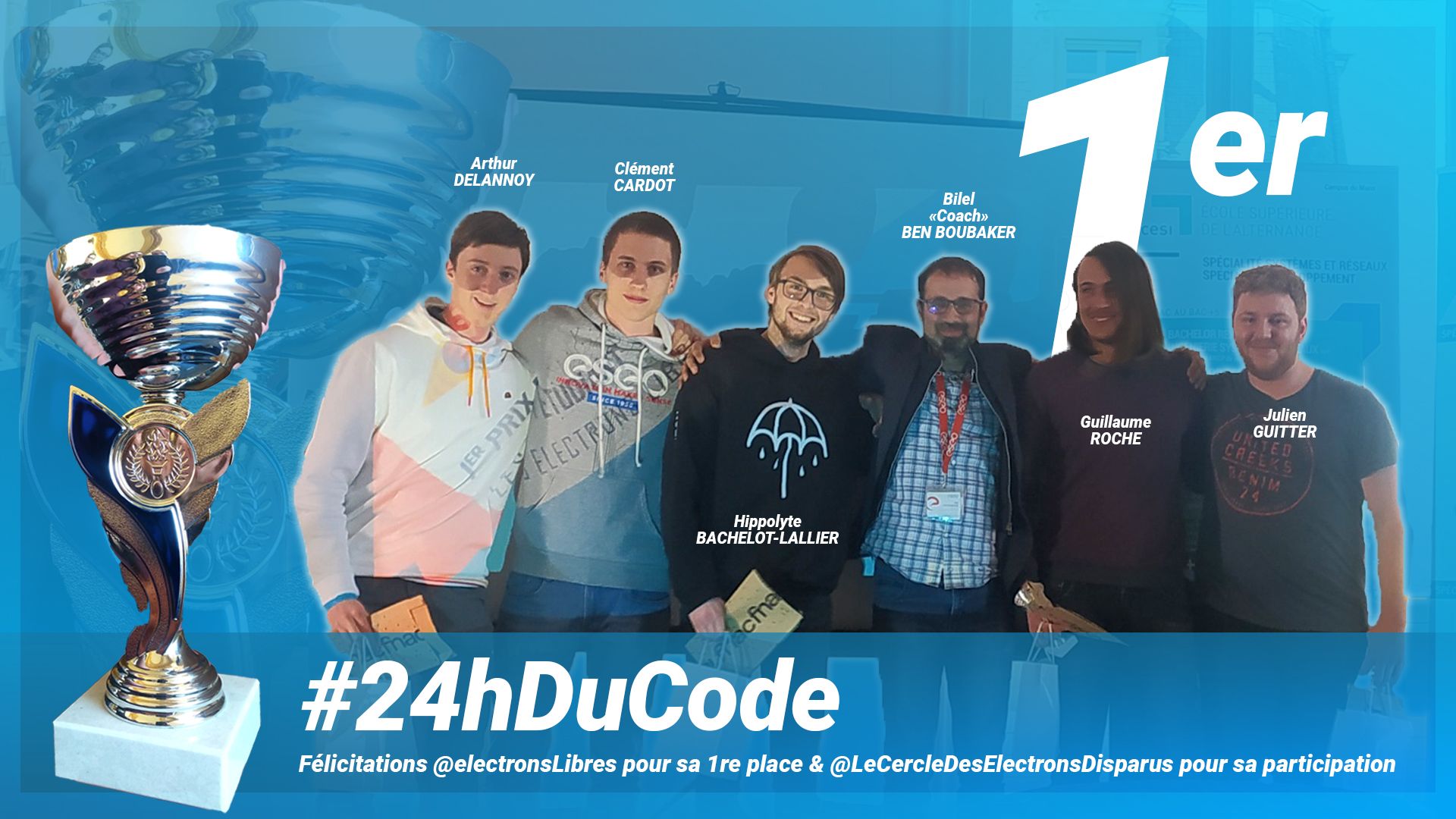 ESEO vainqueur des 24h du Code