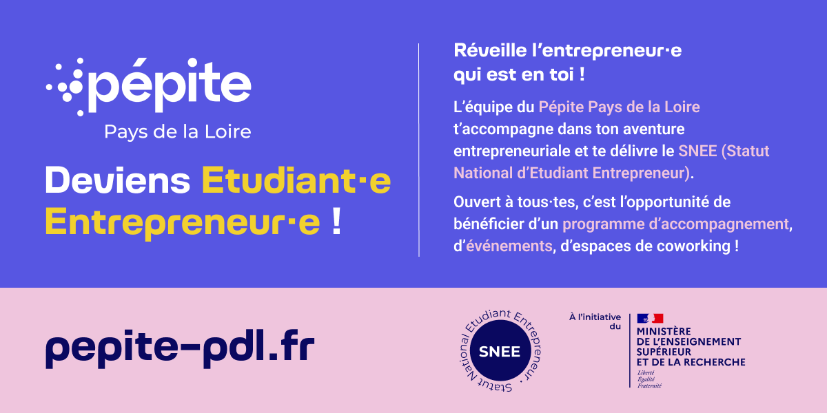 Devenez étudiant-entrepreneur : Pépite Pays de la Loire - ESEO